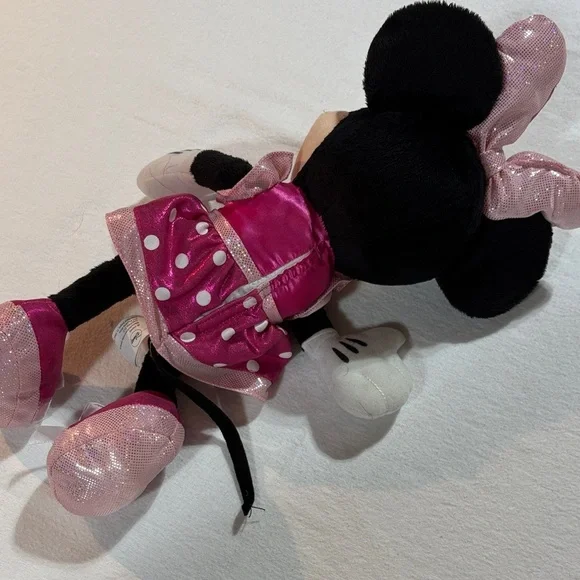 Disney Bundle 2 Minnie Mouse Plush Talking Toy Polka Dots Light up - Picture 11 of 11